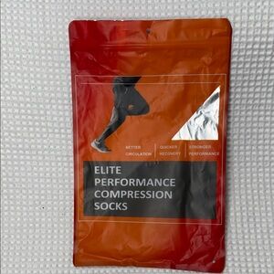 Elite Performance Unisex Nude Compression Socks - Large